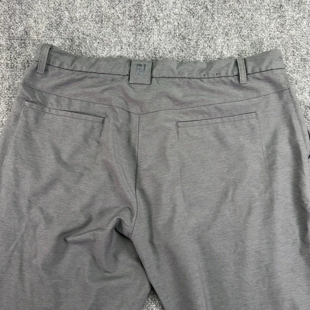 FJ FootJoy Pants Mens 38x30 Grey‎ Performance Golf Stretch Poly Spandex